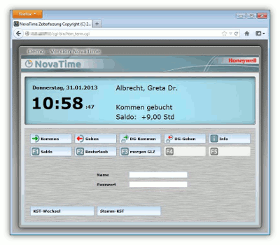 NovaTime Browserterminal Firefox NovaTime Browserterminal Firefox