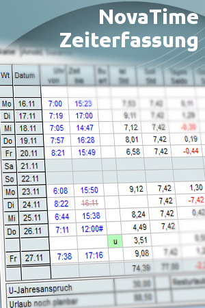 NovaTime Zeiterfassung