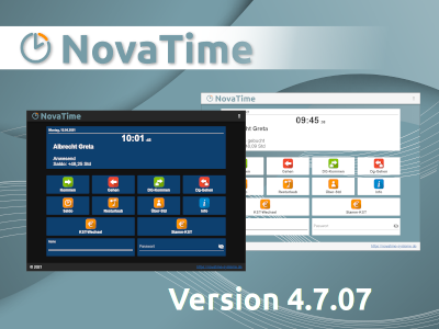 NovaTime Version 4.7.07